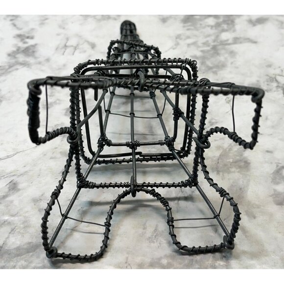 Wire Eiffel Tower Sculpture Paris France Vintage Inspired Decorative Art Piece - Picture 4 of 10